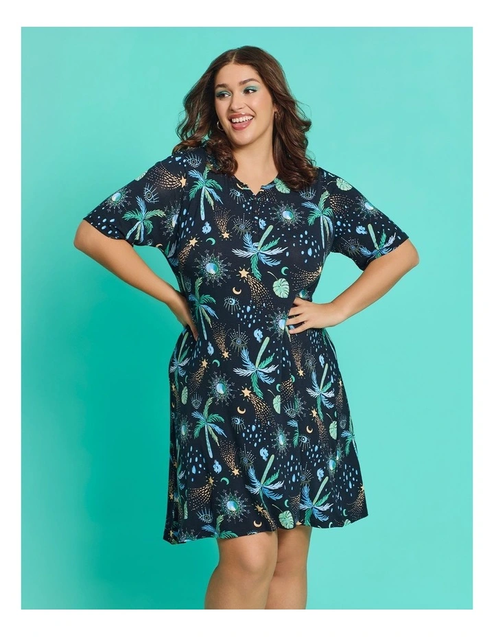 Ettavee Palm Nightie Print image 4