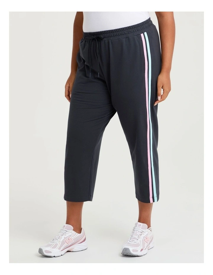 Cotton Contrast Bind Jogger Storm image 3