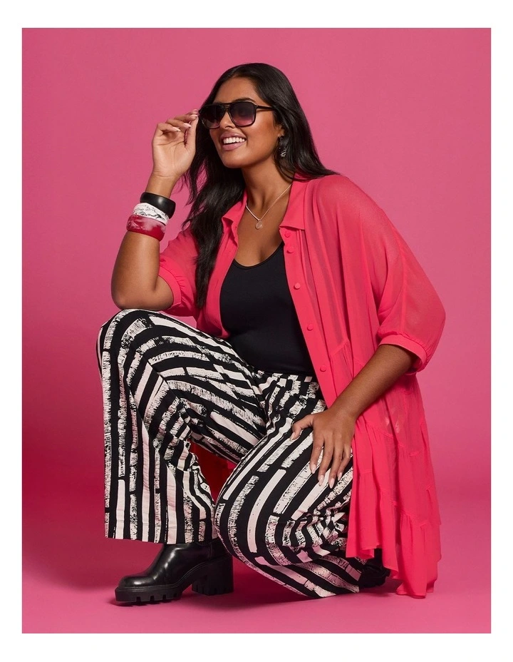 Natural Ana Stripe Pant Print image 4