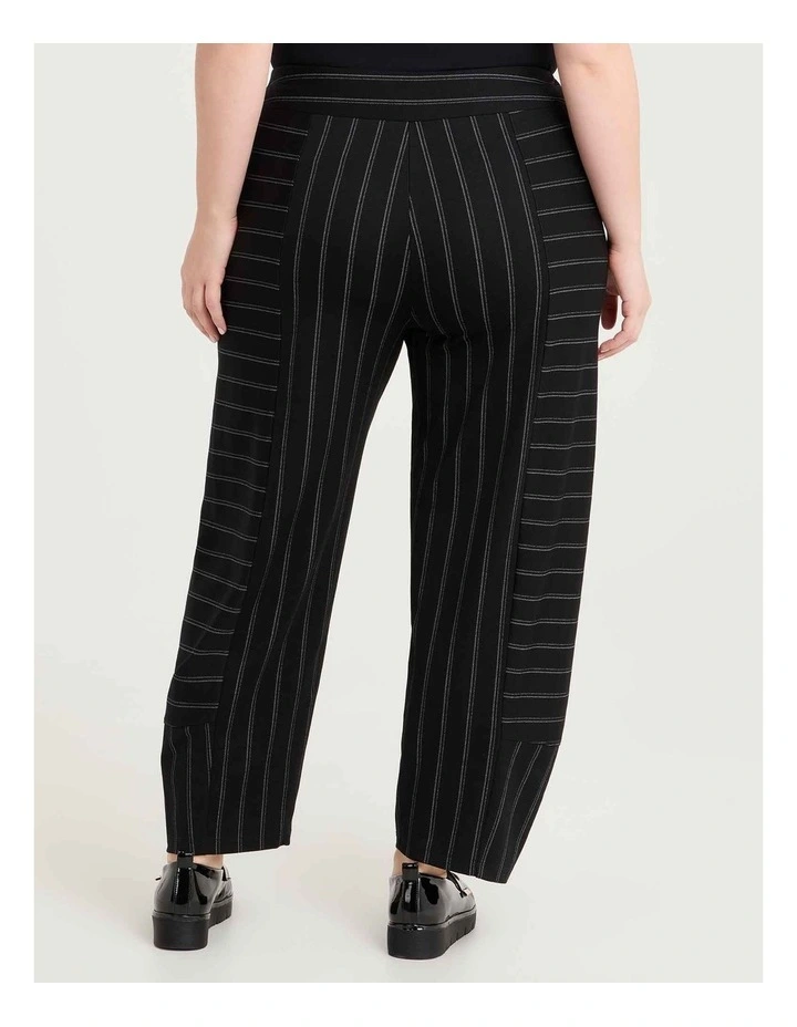 Ponte Pinstripe Lantern Pant Stripe image 2