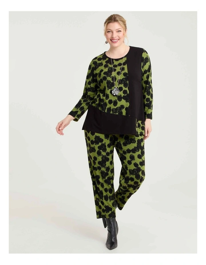 Natural Gia Spot Pant Citrus Spot image 4