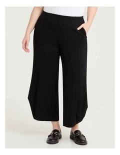 Drape Lantern Natural Pant Black
