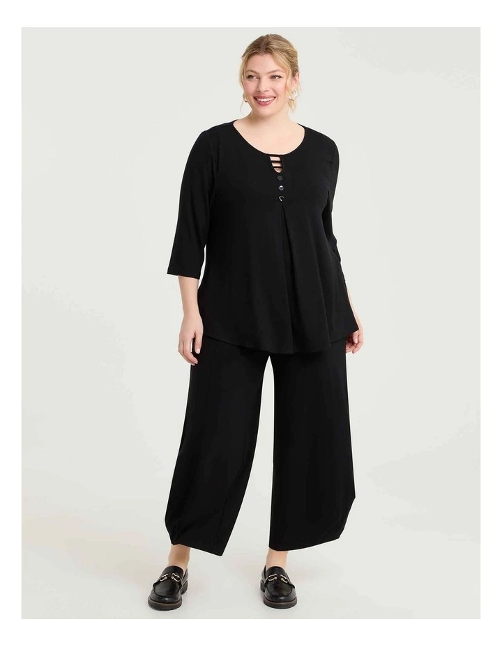 Drape Lantern Natural Pant Black image 3
