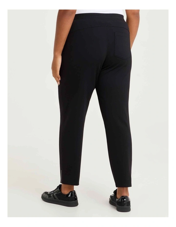 Natural Ava Taper Pant Black image 2