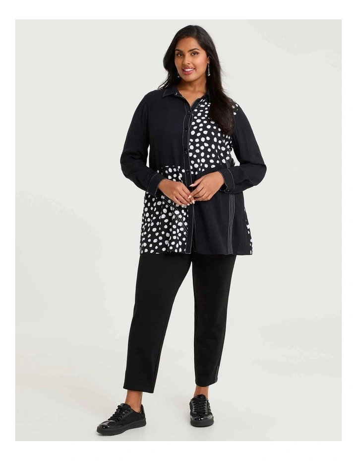 Natural Ava Taper Pant Black image 4