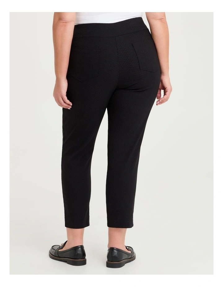 Natural Eloise Texture Pant Black image 2