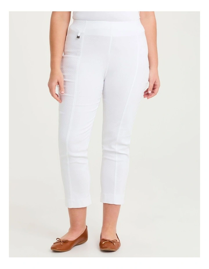 Natural Eloise Texture Pant White image 2