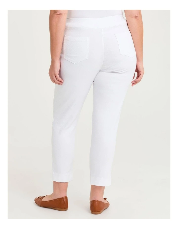 Natural Eloise Texture Pant White image 3