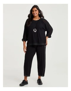 Cotton Elevate Avery Pant Black