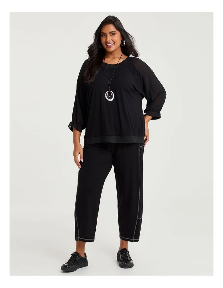 Cotton Elevate Avery Pant Black image 1