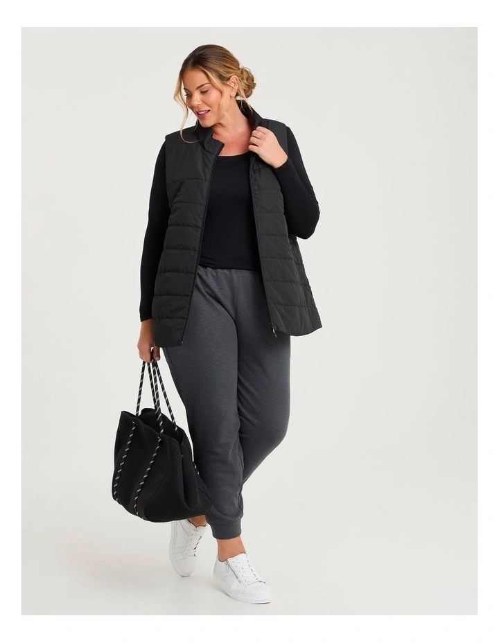 Taper Leg Trackpant Charcoal image 3