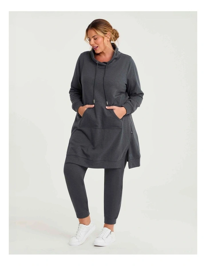 Taper Leg Trackpant Charcoal image 4