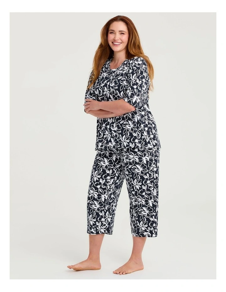 Australian Cotton Dahlia Pyjama Top Print image 3