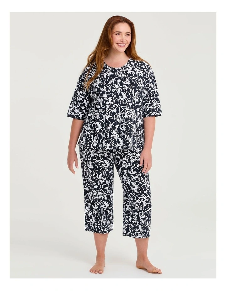 Australian Cotton Dahlia Pj Pant Print image 1