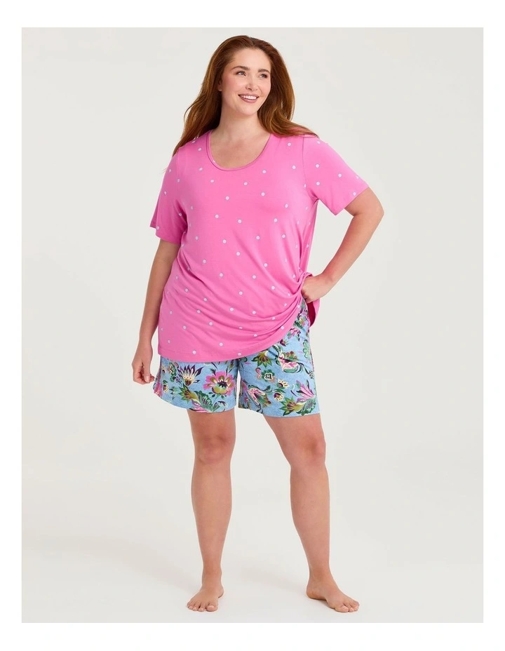 Bamboo Petals Pyjama Short Print image 1