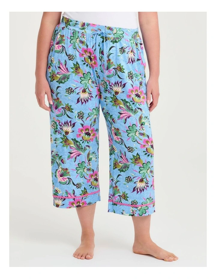 Bamboo Petals Pyjama 3/4 Pant Print image 3