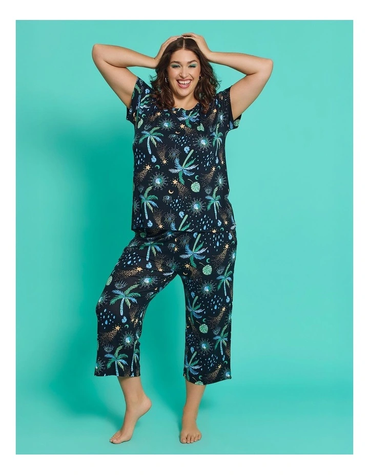 Ettavee Palm Pyjama Top Print image 3