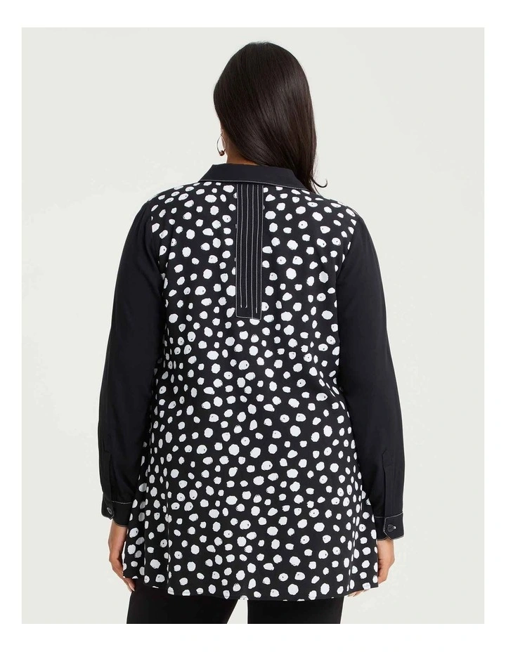 Bamboo Ira Spot Shirt Black/spot image 2