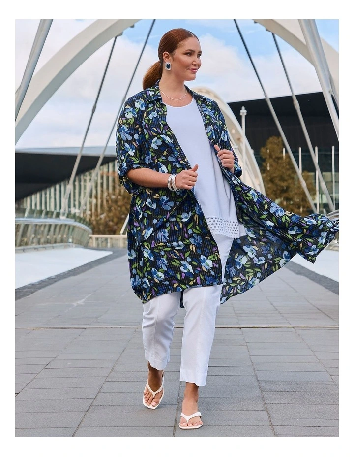 Natural Pheobe Lurex Shirt Print image 5
