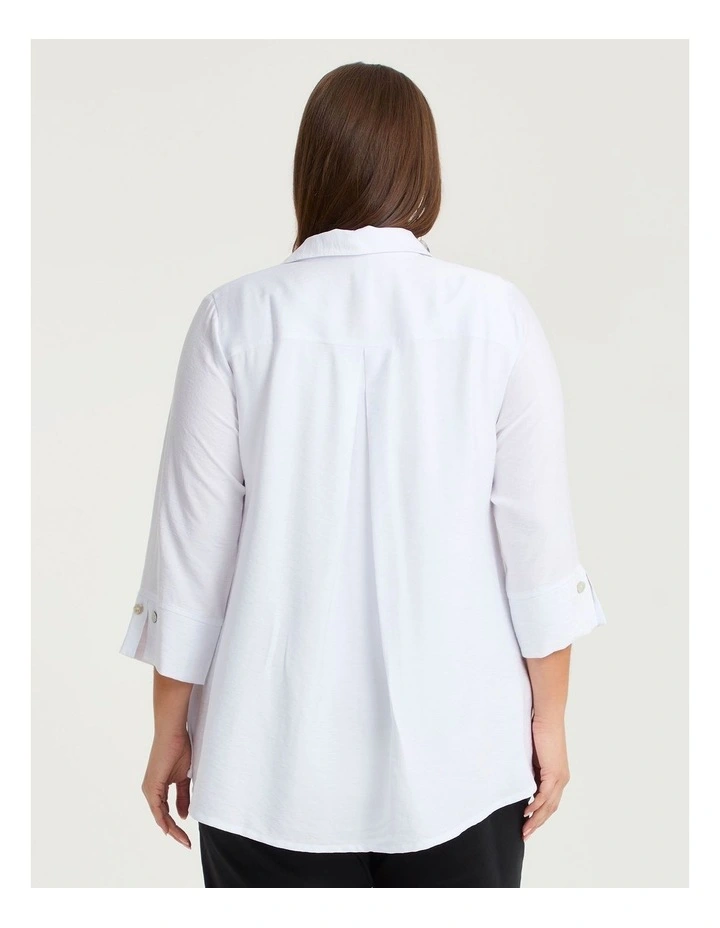 Ribbon Cornelli Natural Shirt White image 2