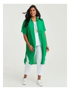 Chiffon Simply Shirt Simply Green