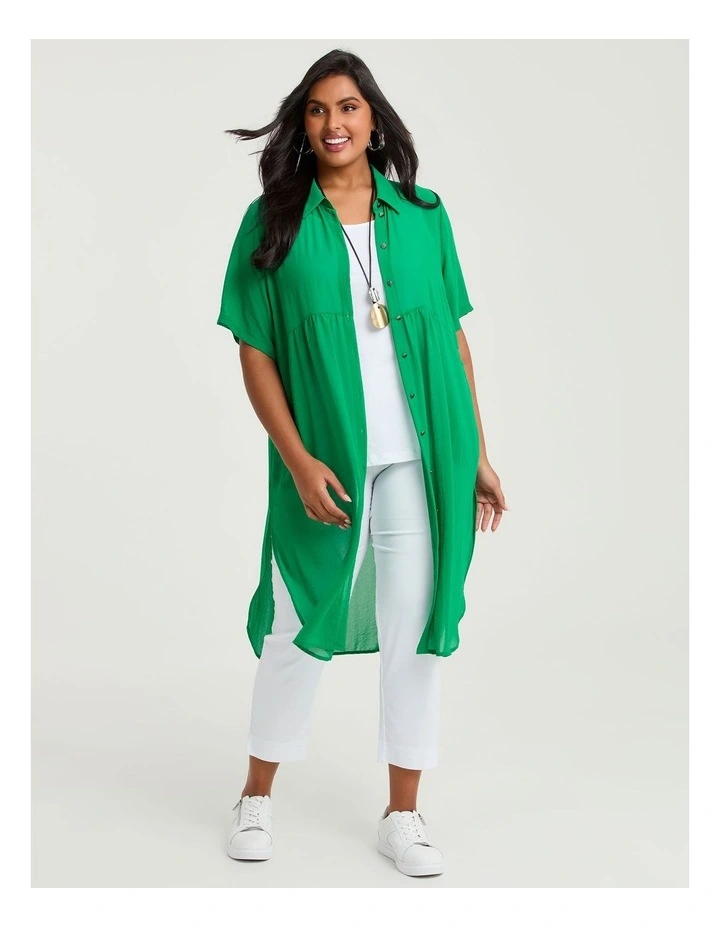 Chiffon Simply Shirt Simply Green image 1