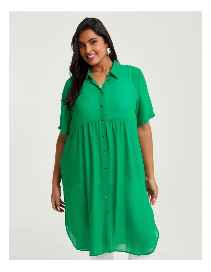 Chiffon Simply Shirt Simply Green image 3