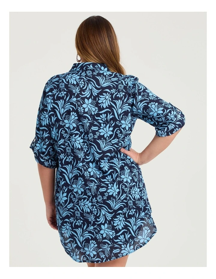 Cotton Ink Garden Cover Up Shirt Print image 2