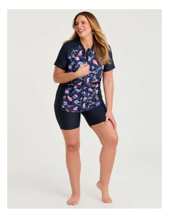 Coastal Blooms Rash Vests Navy/Print image 3
