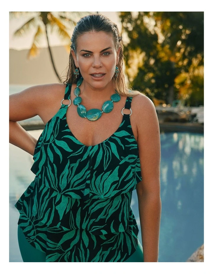Azure Coast Frill Tankini Print image 5