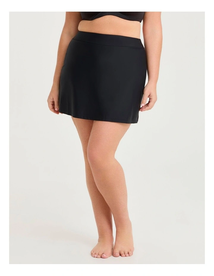 Essential A-line Swim Skirt Black image 2