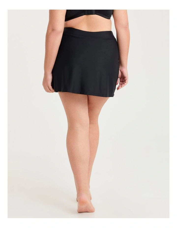 Essential A-line Swim Skirt Black image 3