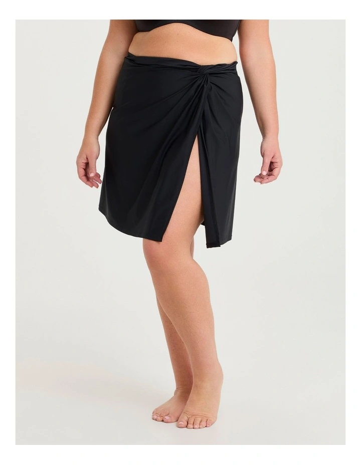 Essential A-line Swim Skirt Black image 3