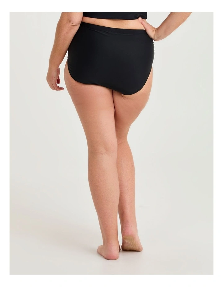 Essential Tummy Control Swim Brief Black image 2