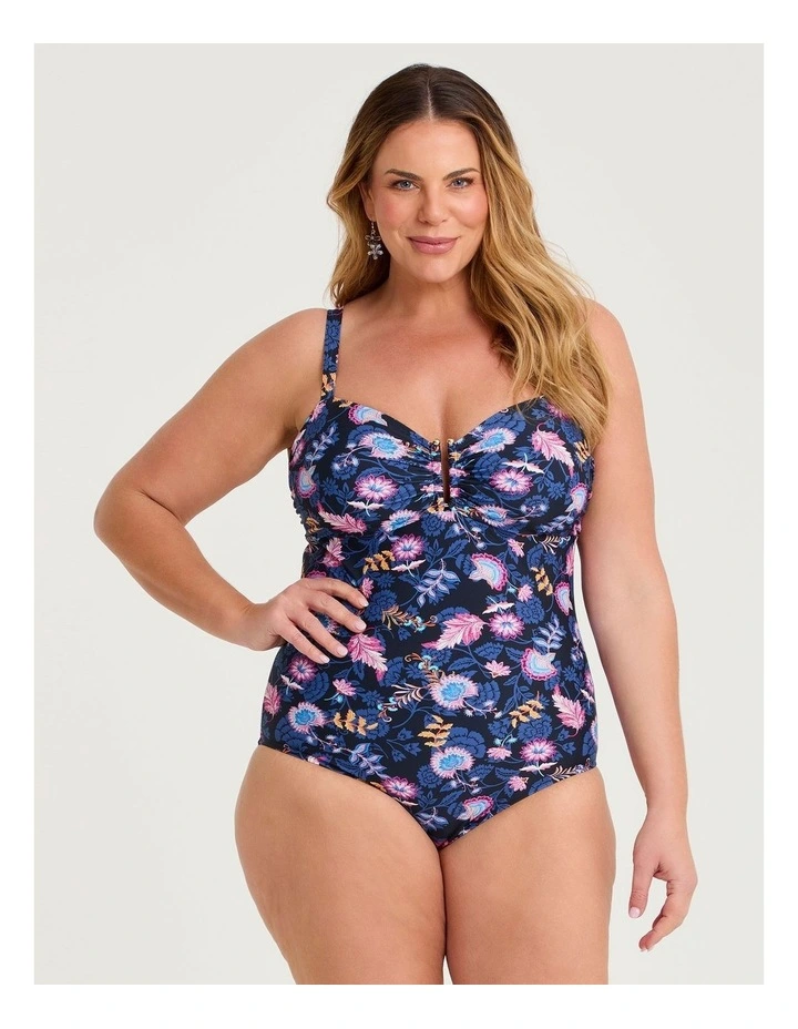 Coastal Blooms One Piece Swimsuit Print image 1