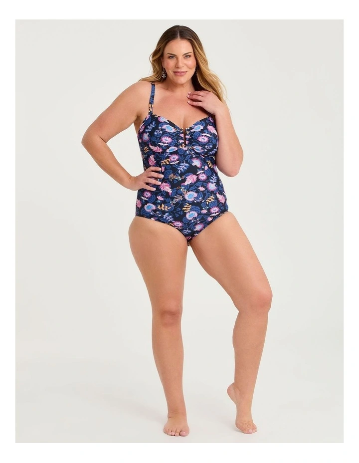 Coastal Blooms One Piece Swimsuit Print image 3