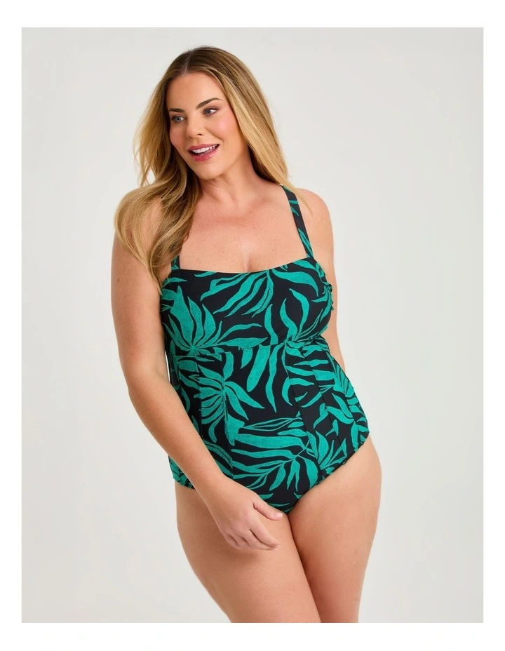 Azure Coast Bind Swimsuit Print image 3