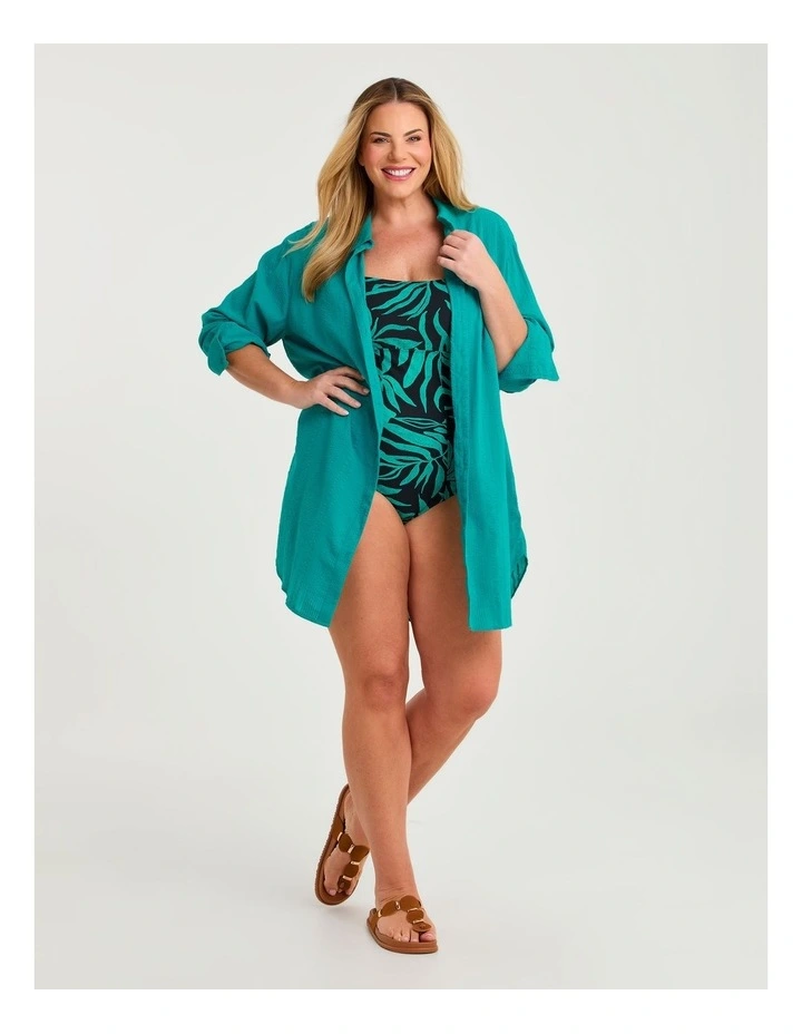 Azure Coast Bind Swimsuit Print image 5