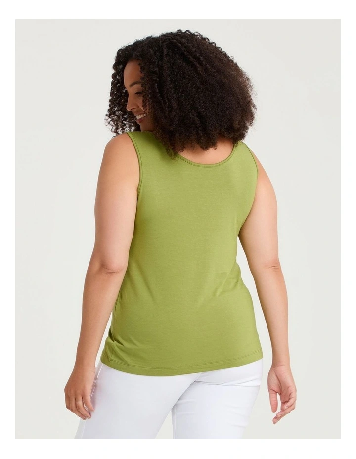 Bamboo Base Cami Citrus Green image 2