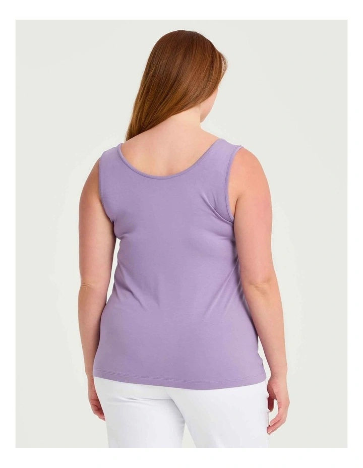 Bamboo Base Cami Dusty Lilac image 2