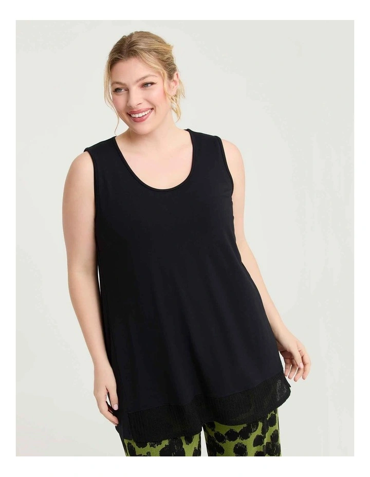 Bamboo Brynn Tank Black image 1