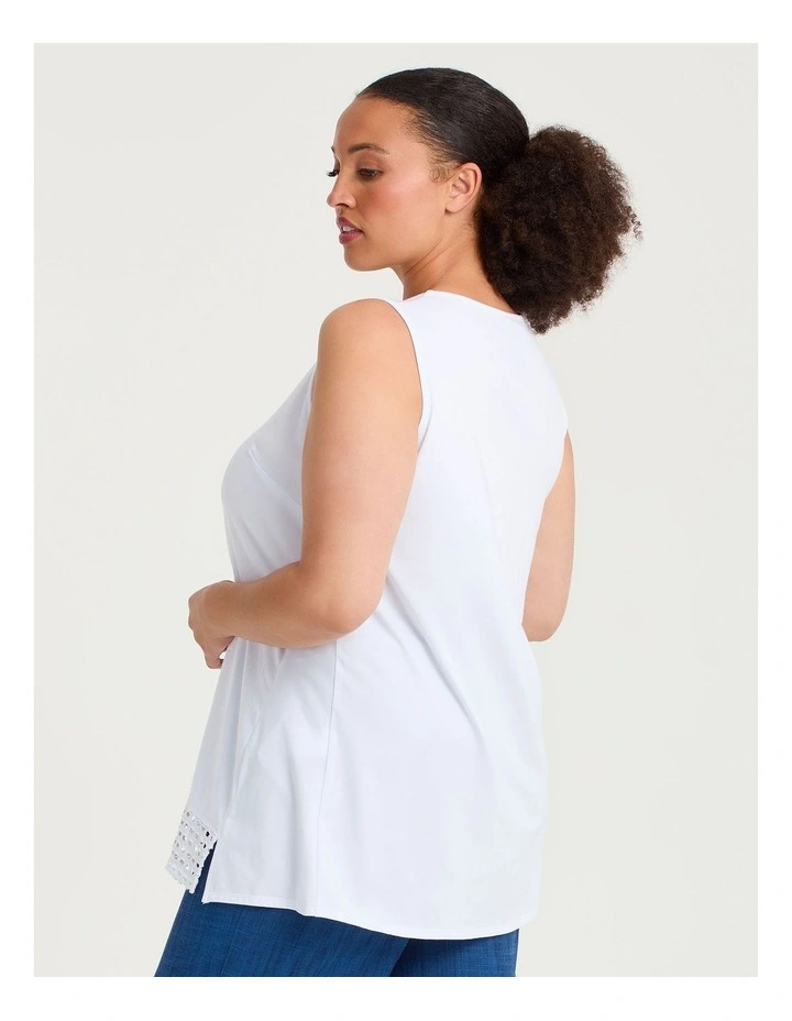 Pima Cotton Cali Tank White image 2
