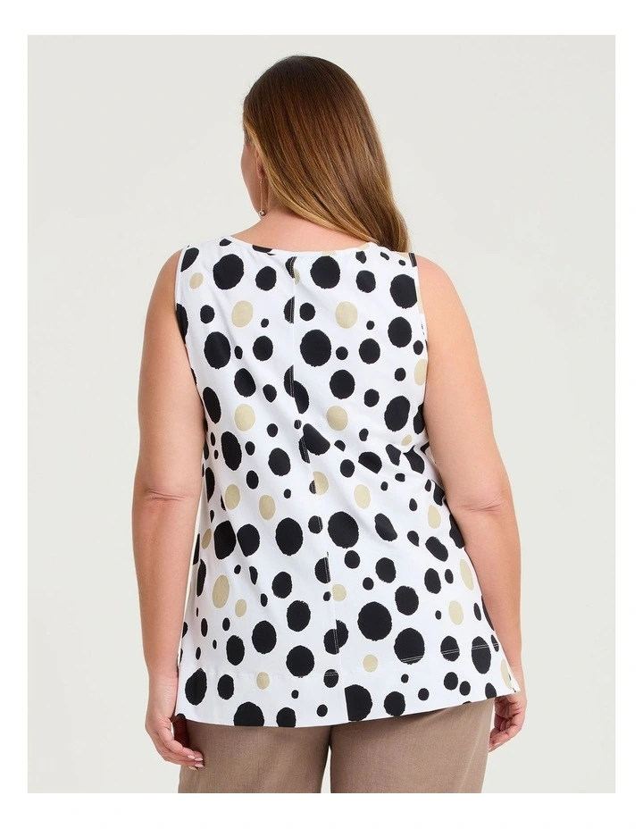 Cotton Spot Swing Tank Print image 2