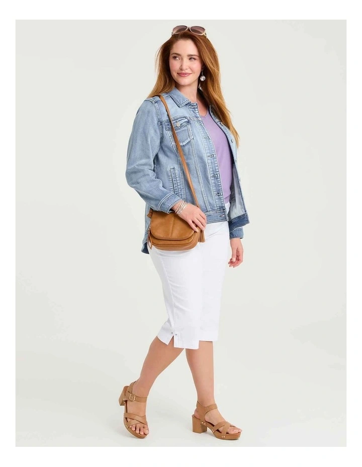 Bamboo Base V Neck Short Sleeve Top image 4