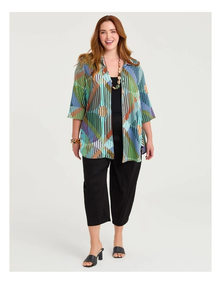 Horizon Foil Natural Shirt Print image 3