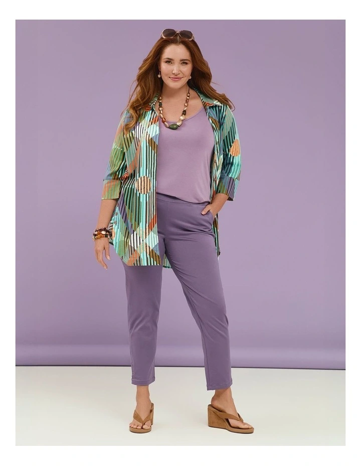 Horizon Foil Natural Shirt Print image 5