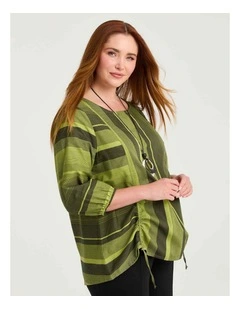 Natural Giorgia Stripe Top Stripe