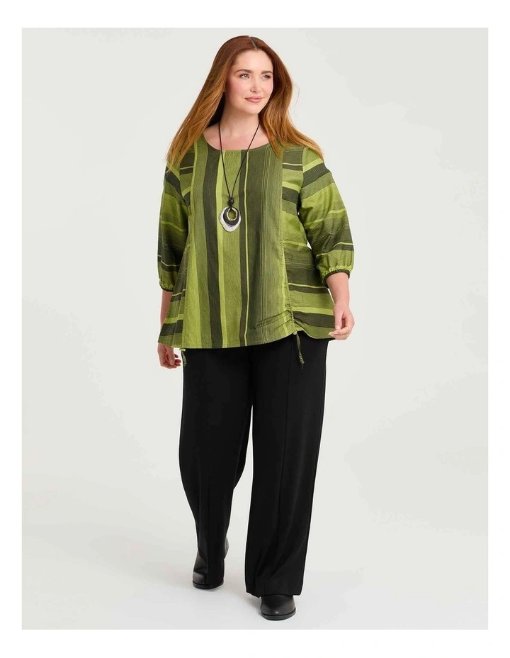 Natural Giorgia Stripe Top Stripe image 4