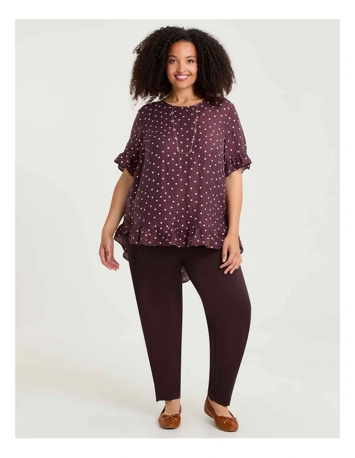 Salsa Polka Dot Natural Top Berry Polka Dot image 3