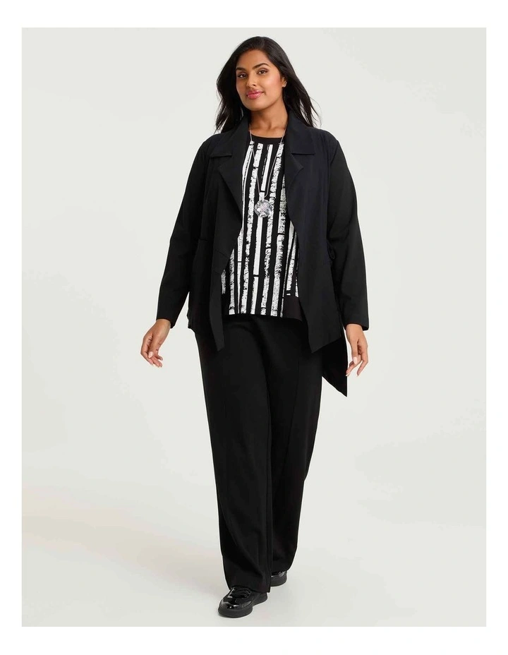 Natural Ana Stripe Top Print image 4